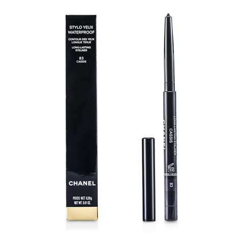 chanel stylo yeux waterproof long-lasting eyeliner 83 cassis|chanel waterproof eyeliner reviews.